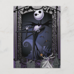 Jack Skellington King of Halloweentown Postcard