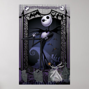 Jack Skellington King of Halloweentown Poster