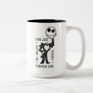 Jack Skellington   Mr. Unlucky Two-Tone Coffee Mug