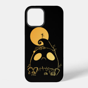 Jack Skellington on Jack Themed Spiral Hill iPhone 12 Case