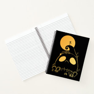 Jack Skellington on Jack Themed Spiral Hill Notebook