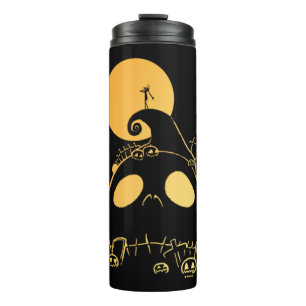 Jack Skellington on Jack Themed Spiral Hill Thermal Tumbler