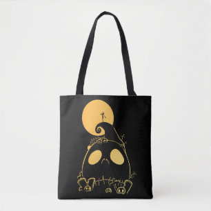 Jack Skellington on Jack Themed Spiral Hill Tote Bag