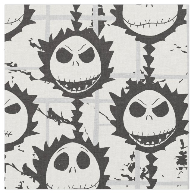 Jack Skellington - Pattern Fabric (Close Up)