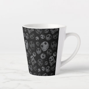 Jack Skellington Pattern Latte Mug