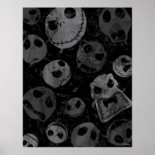 Jack Skellington Pattern Poster