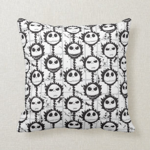 Jack Skellington - Pattern Throw Pillow