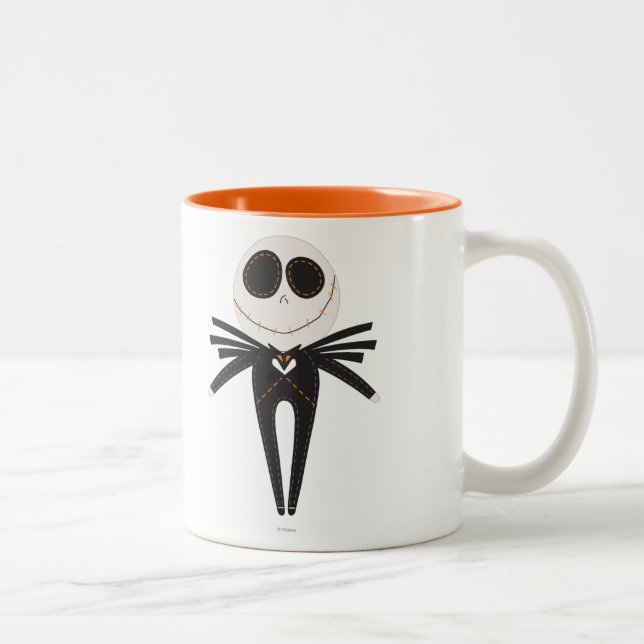 Jack Skellington Pook-a-Looz Two-Tone Coffee Mug (Right)
