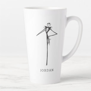 Jack Skellington   Posing Latte Mug