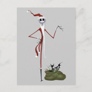 Jack Skellington Sandy Claws Postcard
