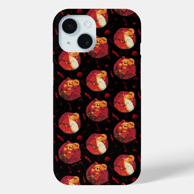Jack Skellington & Santa Claus Pattern Case-Mate iPhone Case (Back)