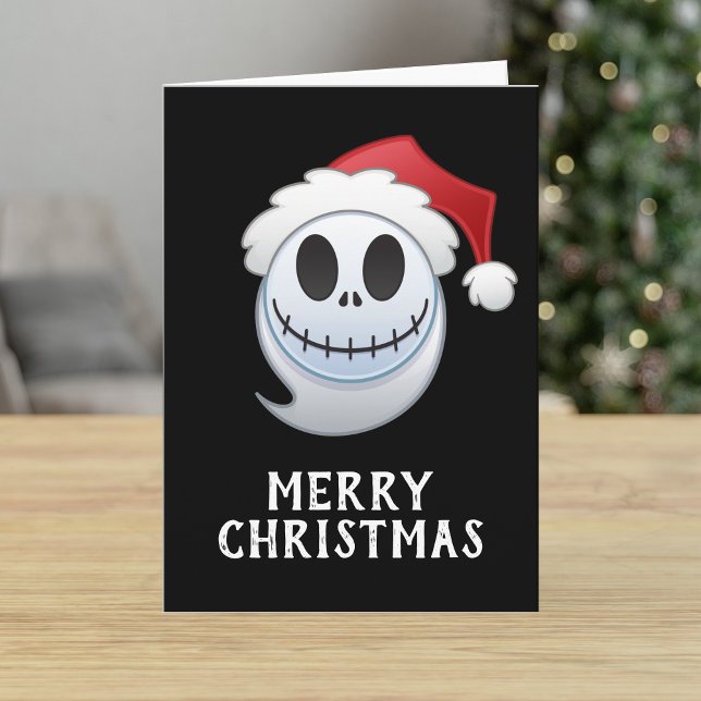 Jack Skellington Santa Emoji Holiday Card (Creator Uploaded)