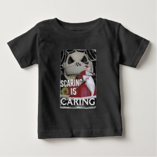 Jack Skellington & Santa Scaring is Caring Baby T-Shirt