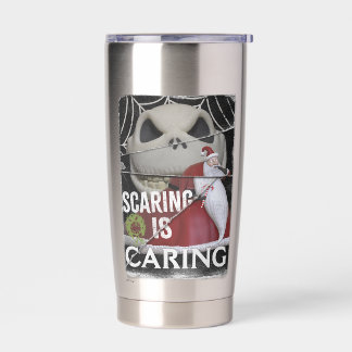 Jack Skellington & Santa | Scaring is Caring Insulated Tumbler