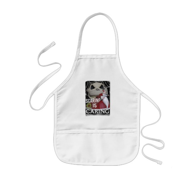 Jack Skellington & Santa | Scaring is Caring Kids Apron (Front)