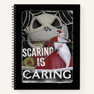 Jack Skellington & Santa | Scaring is Caring Notebook