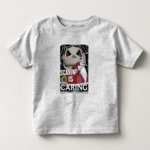 Jack Skellington & Santa Scaring is Caring Toddler T-shirt