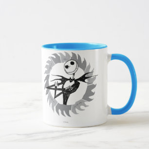 Jack Skellington Saw Blade Frame Mug