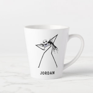 Jack Skellington   Screaming Face Latte Mug
