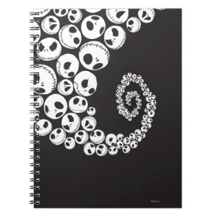 Jack Skellington   Skull Swirl Notebook