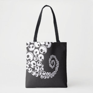 Jack Skellington   Skull Swirl Tote Bag