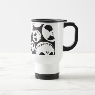 Jack Skellington   Skull Swirl Travel Mug