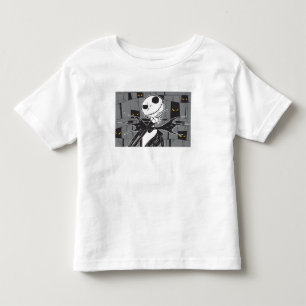 Jack Skellington Spooky Eye Background Toddler T-shirt