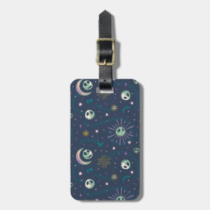 Jack Skellington Sun, Moon, & Stars Tarot Pattern Luggage Tag