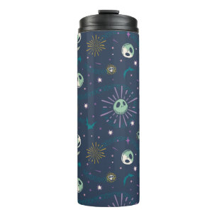 Jack Skellington Sun, Moon, & Stars Tarot Pattern Thermal Tumbler