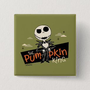 Jack Skellington the Pumpkin King 2 Inch Square Button