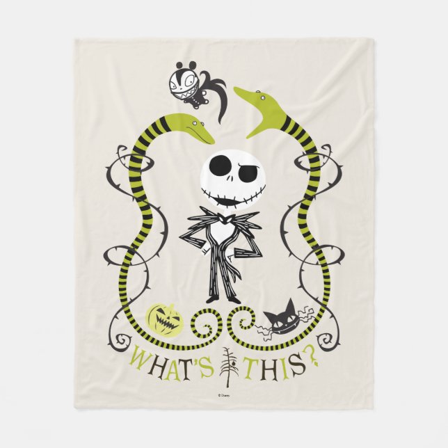 Jack Skellington | What's This? Fleece Blanket (Front)