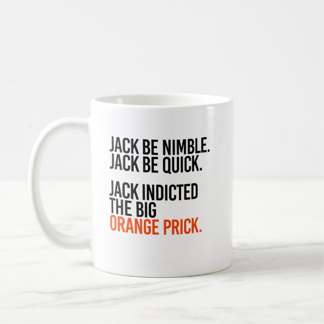 Jack Smith: Jack be nimble Coffee Mug (Left)