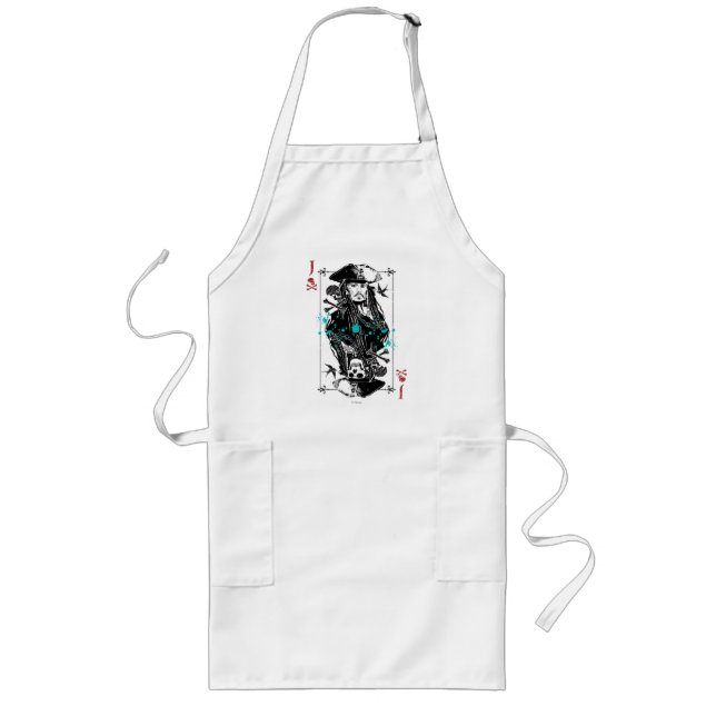 Jack Sparrow - A Wanted Man Long Apron (Front)