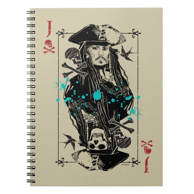 Jack Sparrow - A Wanted Man Notebook (Front)