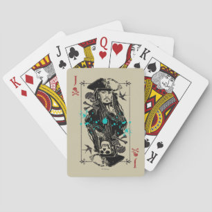 Jack Sparrow - A Wanted Man Playing Cards