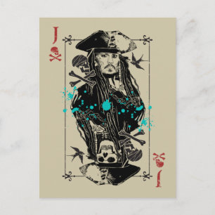 Jack Sparrow - A Wanted Man Postcard