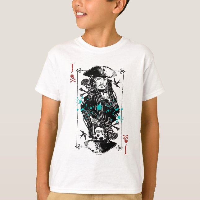 Jack Sparrow - A Wanted Man T-Shirt (Front)