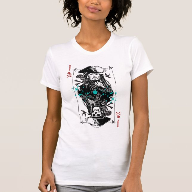 Jack Sparrow - A Wanted Man T-Shirt (Front)