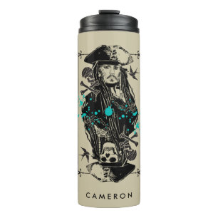 Jack Sparrow - A Wanted Man Thermal Tumbler