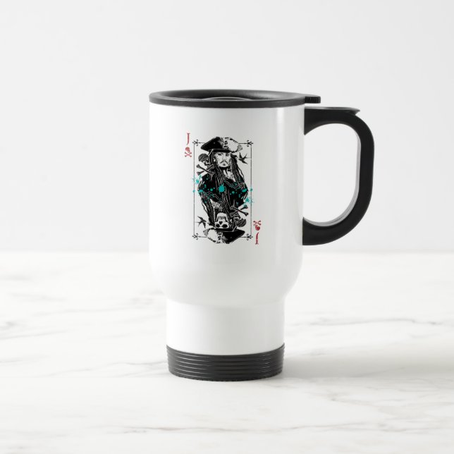 Jack Sparrow - A Wanted Man Travel Mug (Right)