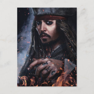 Jack Sparrow - Legendary Pirate Postcard