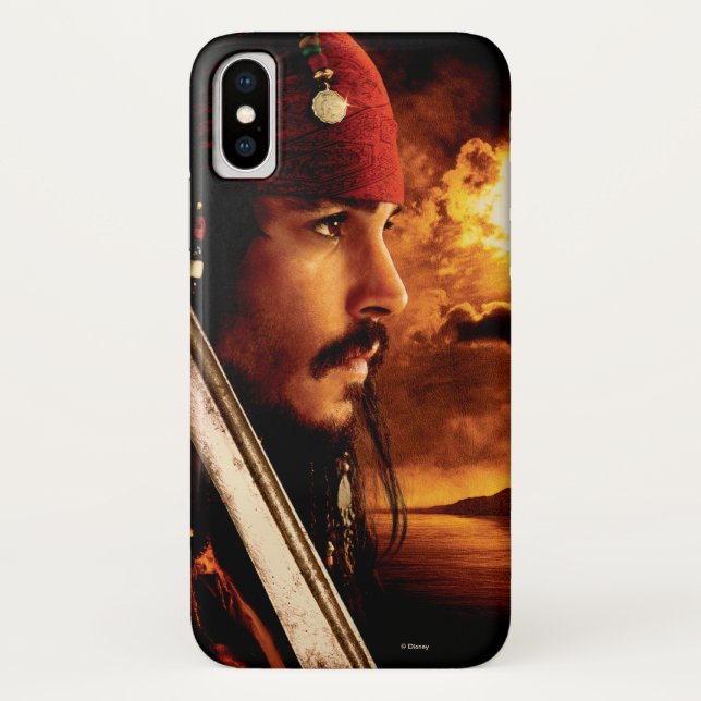 Jack Sparrow Side Face Shot Case-Mate iPhone Case (Back)