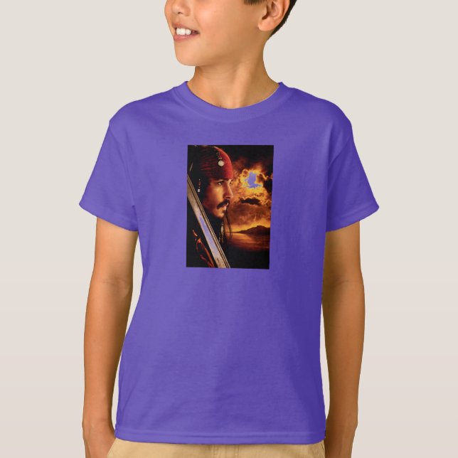 Jack Sparrow Side Face Shot T-Shirt (Front)