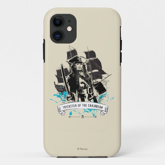 Jack Sparrow - Trickster of the Caribbean Case-Mate iPhone Case (Back)