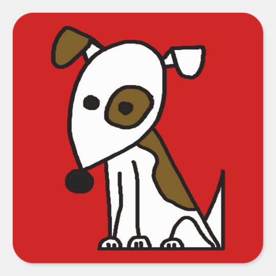 Jack Square Sticker