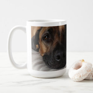 Jack, tasse de café avec l'oeil d'un Ridgeback
