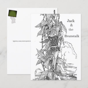 Jack & the Beanstalk Fairytales Paintable©  Postcard