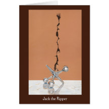 Jack the Ripper, Semi-Gloss Greeting Card