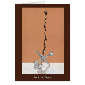 Jack the Ripper, Semi-Gloss Greeting Card