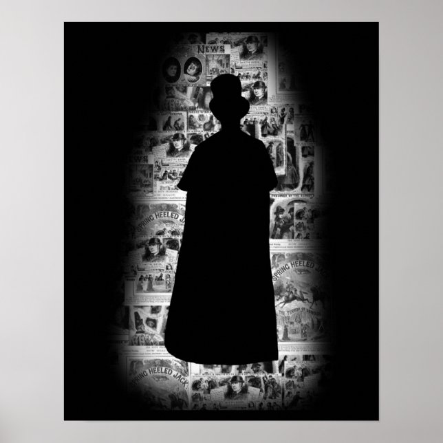 Jack the Ripper Silhouette Poster (Front)